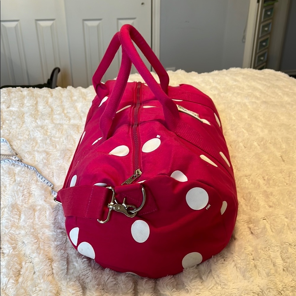 PINK Victoria's Secret Pink and White Travel Bag - Picture 4 of 13